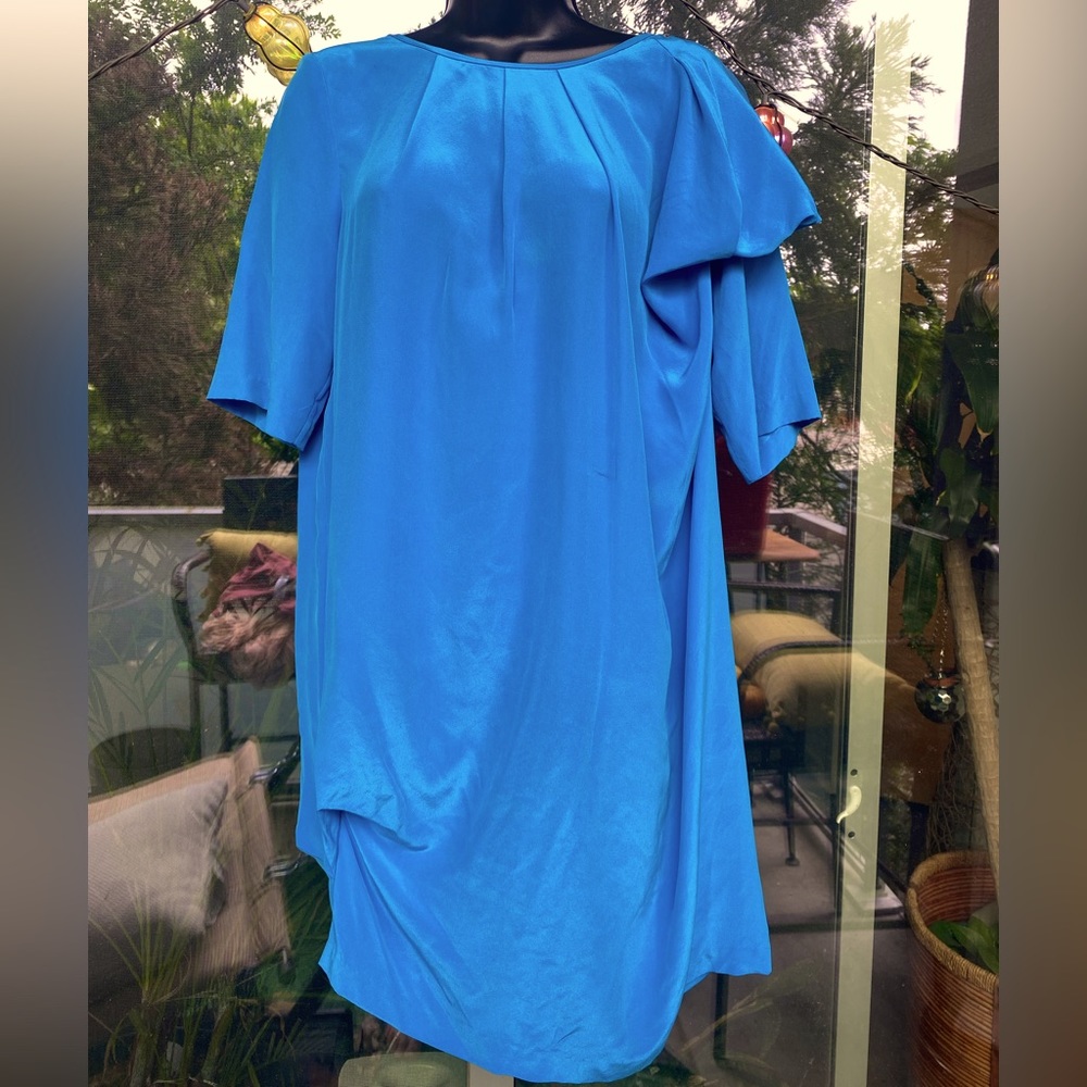 Limited edition Thakoon asymmetrical blue dress